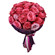bouquet of 25 pink roses. Azerbaijan