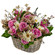 floral arrangement in a basket. Azerbaijan